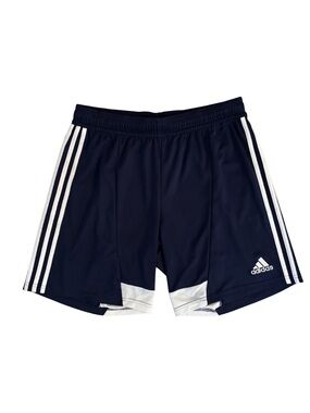 Adidas Navy Athletic Shorts with Inner Mesh Detail